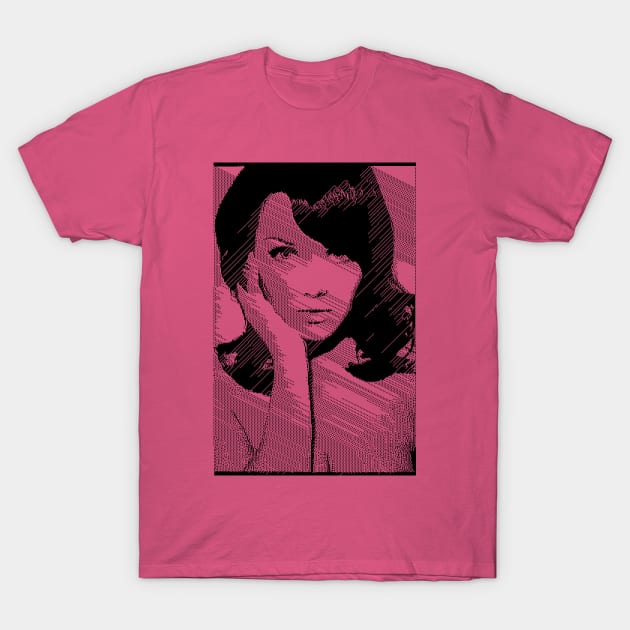 8-bit Mod Girl ∆∆∆∆ Graphic Design/Illustration T-Shirt by DankFutura